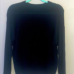 Black see through sweater!